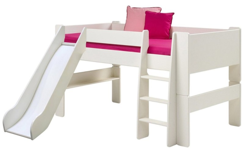 mid sleeper bed with slide