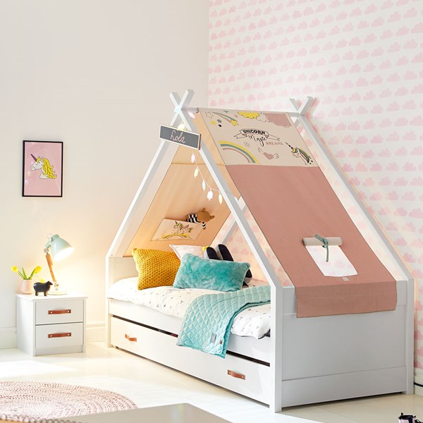 girls teepee bed