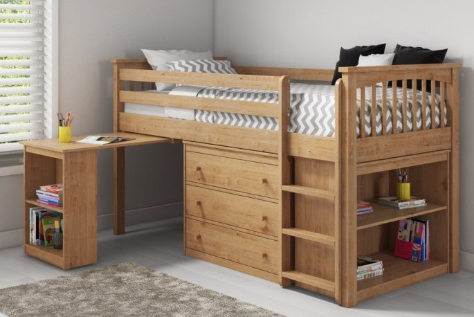 childrens bed with drawers underneath