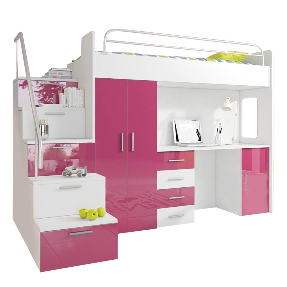 girls high sleeper bed