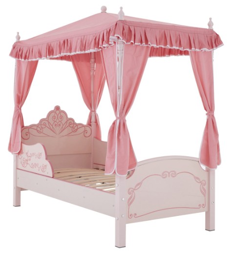 little girl 4 poster bed