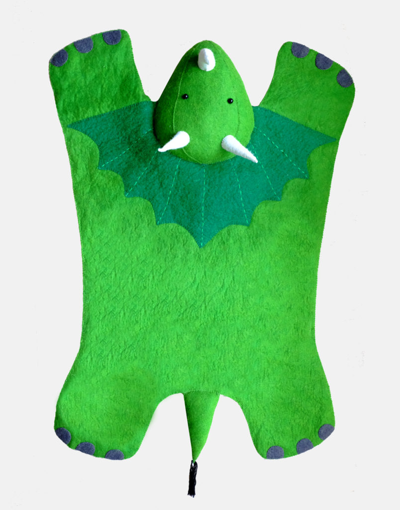 Triceratops Rug for Kids