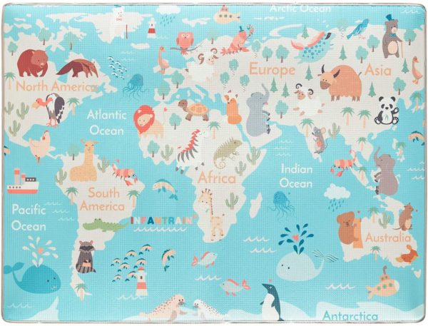 Cool Map Mat for Kids