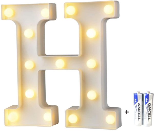 Stylish Bemece Letter Lights for Kids Rooms