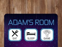 Kids Room Sign for Gamers