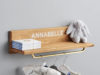 Stylish personalised wall shelf