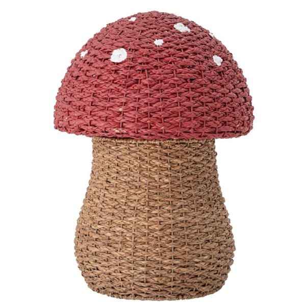 Bloomingville Seagrass Mushroom Basket with Lid