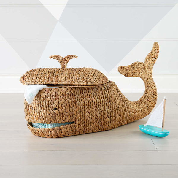 Whale storage basket